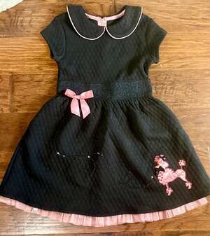 American Girl BeForever Maryellen Quilted Poodle Dress Girls sz 7